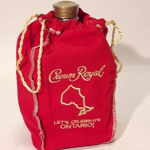 Rare Crown Royal Bag Celebrate Ontario NEW